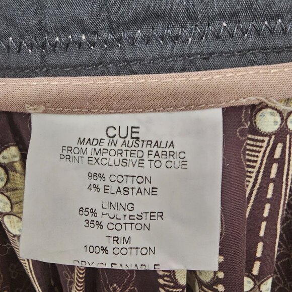 Cue Skirt Boho Twee Fairy Hippie Peasant Festival Brown Pink Retro 10 - Picture 9 of 11